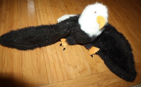 Bald Eagle Hand Puppet By Folkmanis Puppets 29 Wingspan Flapping Wings