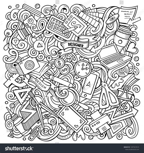 Doodle Art Background Vector Wicomail