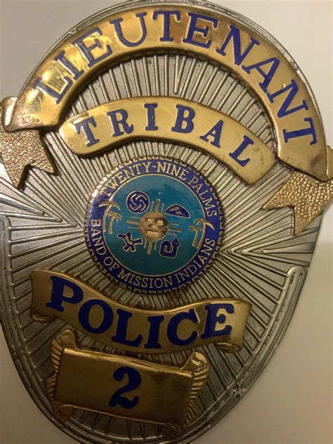 Lieutenant Tribal Police Twenty Nine Palms Band Of Mission Indians