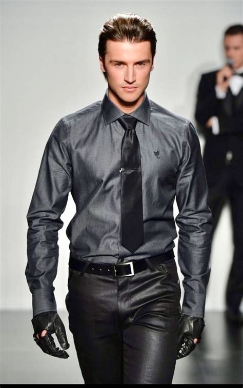Shinyhide Stylish Men Wear Mens Fashion Smart Mens Leather Pants