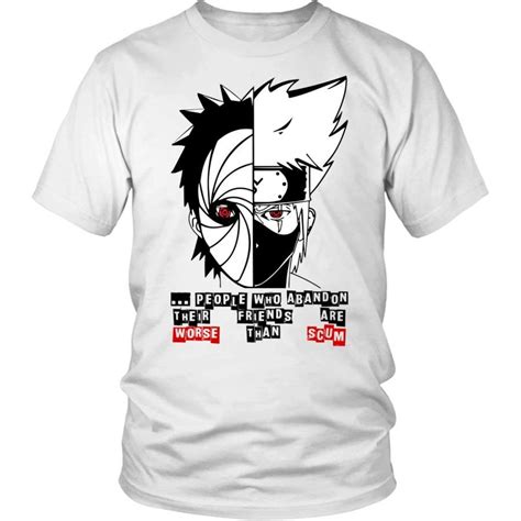 Naruto Kakashi Obito Men Short Sleeve T Shirt Tl01207ss In 2022 Men