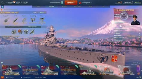 Admiral Graf Spee World Of Warships Youtube