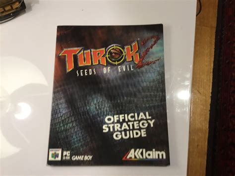 Nintendo Turok Box Instructions And Strategy Guide No Game Ebay