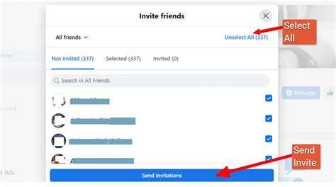 How To Invite All Friends To Like Facebook Page Single Click