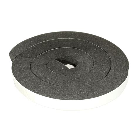 Sponge Foam Tape Self Adhesive 30mm X 35mm X 2 Metres Black Nova Leisure