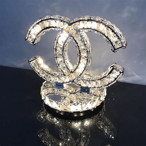 Block classic crystal table lamp. Crystal table lamp | Crystal table lamps, Chanel decor ...