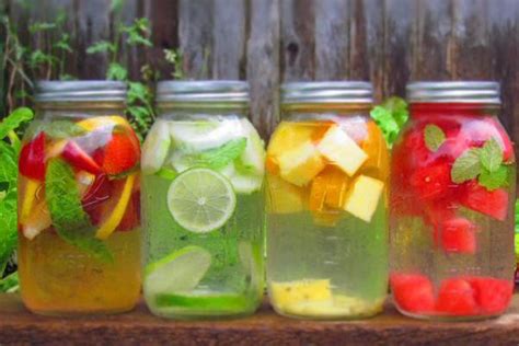 How To Make Flavored Water At Home Flavored Water Recipes Water
