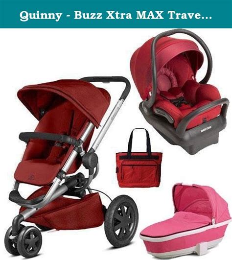 Quinny Buzz Xtra Max Travel System With Bassinet And Bag Red And