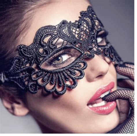 Hot Sales Women Hollow Lace Masquerade Face Mask Princess Etsy