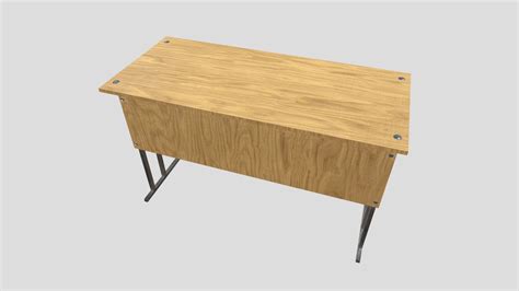 School Desk 3d Model By Wrzib 3311541 Sketchfab