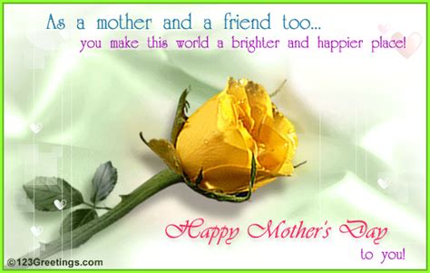 As A Mother And My Friend... Free Friends eCards, Greeting ...