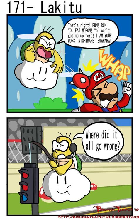 Lakitu By Brokenteapot On Deviantart Mario Funny Mario Memes Mario