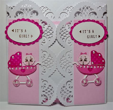 Create a baby shower invitation that stands out by selecting colors, fonts and images to match the theme of your newborn's special day! It's a Girl Baby Shower Invitation ~ Busy with the Cricky