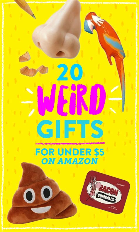 What are good homemade gifts? 20 bizarre gifts under $5 on Amazon | Weird gifts, Secret ...