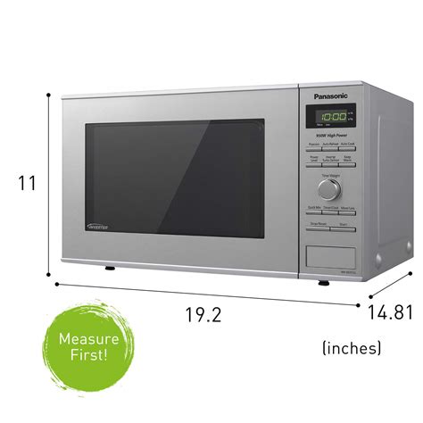 Panasonic Microwave Oven Nn Sd372s Stainless Steel Countertopbuilt In
