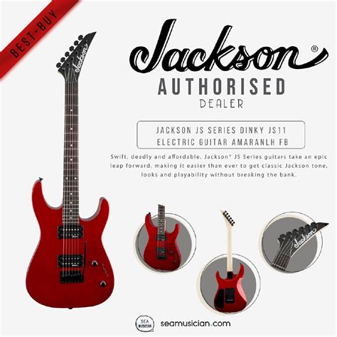 Jackson Js Series Dinky Js11 Electric Guitar Amaranth Fretboard Color