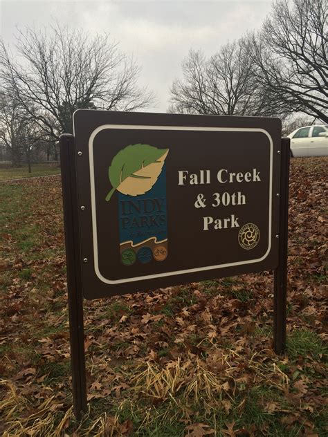 In The Park Fall Creek And 30th Park Historic Indianapolis All