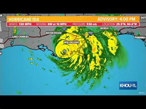 Live Hurricane Ida Track Spaghetti Models And Satellite Youtube