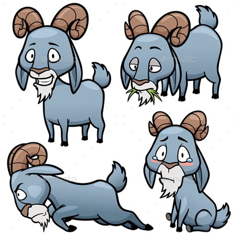 Cartoon Goat By Sararoom Graphicriver