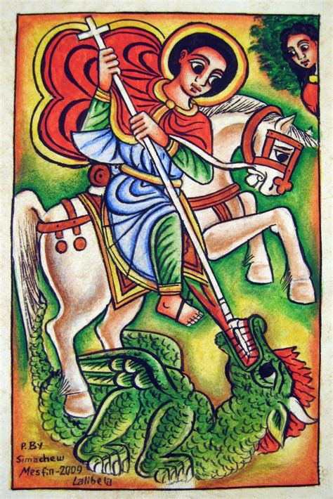 Ethiopian Icon Of St George Check Out The Largest Orthodox