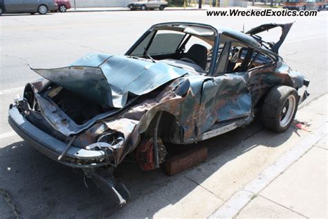 Porsche 911 Turbo Wrecked Usa Photo 2