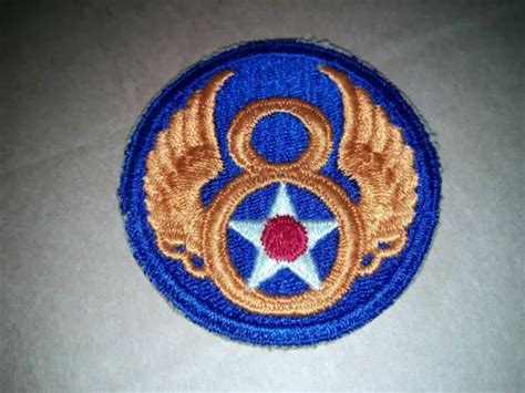 Original Ww2 Usaaf 8th Airfoce Shoulder Patch 1865 Picclick