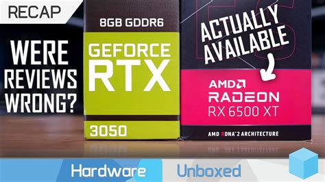 Radeon Rx 6500 Xt And Geforce Rtx 3050 Review Recap Youtube