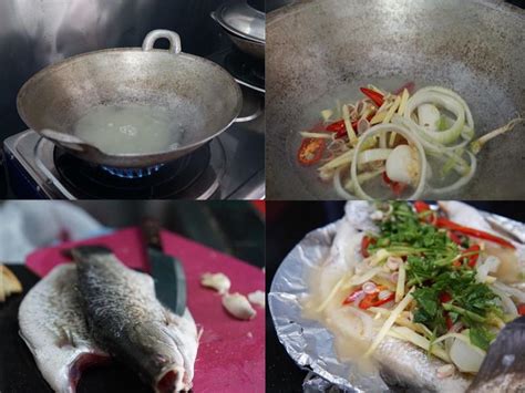 Ada rasa minyak bijan, bawang putih dan nampak jelas halia muda yang diracik halus. Resepi Ikan Siakap Stim Dari Tukang Masak Thai. Confirm ...