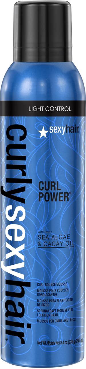 Curly Sexy Hair Curl Power Curl Bounce Mousse 8 4oz Glamazon Beauty Supply