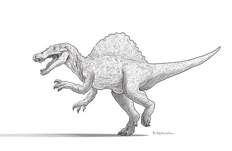 After purchasing you will receive an instant download of coloring pages. Spinosaurus-by-PJ-McQuade | PJ McQuade | Flickr