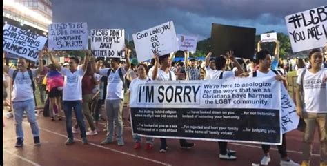 Christians March At Pride Parade To Apologize