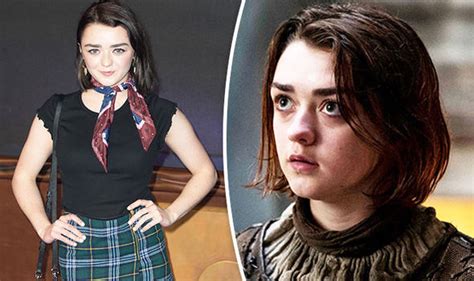 Arya Stark To Get Naked Maisie Williams Talks STRIPPING OFF On Game Of Thrones Celebrity News