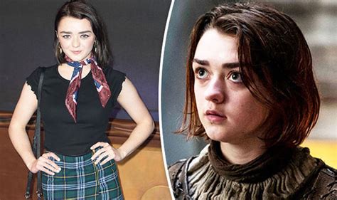 Arya Stark To Get Naked Maisie Williams Talks Stripping Off On Game Of Thrones Celebrity News