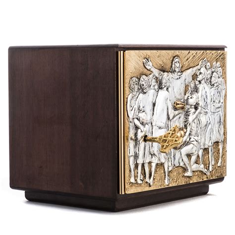 Altar Tabernacle With Resurrection In Wood And Brass Online Sales On