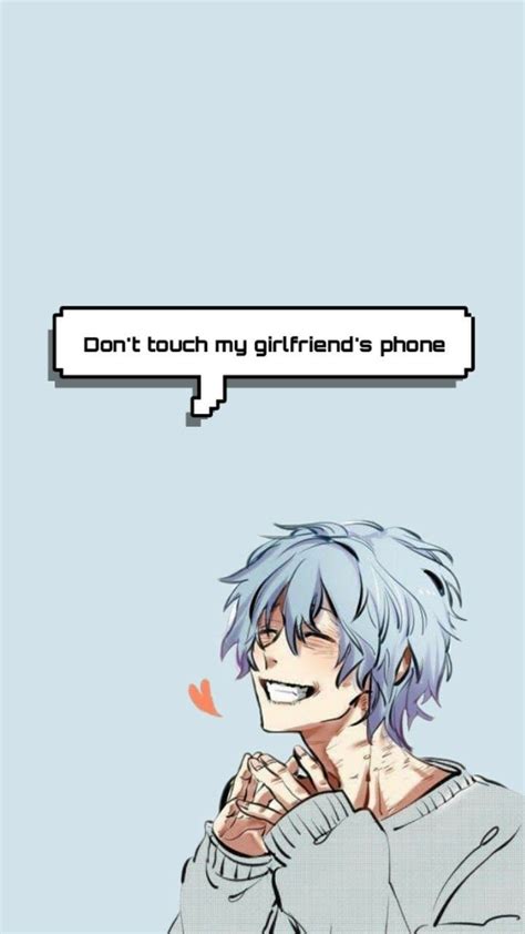 Maybe you would like to learn more about one of these? Tomura Shigaraki | wallpaper | Don't touch my girlfriend's phone in 2020 | Dont touch my phone ...