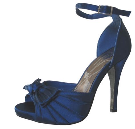 Midnight Blue Evening Shoes Evening Shoes Blue Wedding Shoes