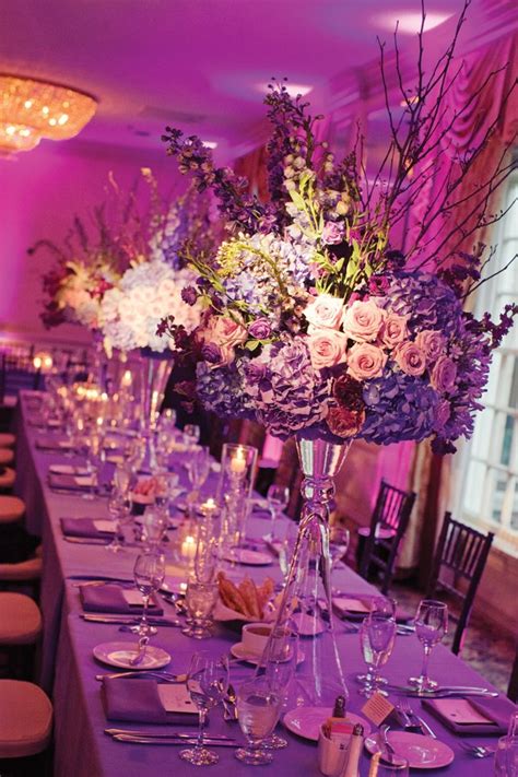 Pink And Purple Decorations For Wedding