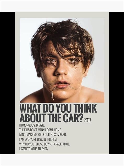 Declan Mckenna What Do You Think About The Car Album Art Print For