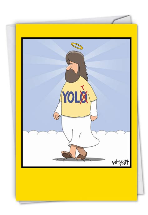 Yolt Birthday Cartoon Funny Greeting Card