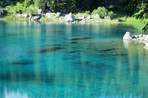 Beautiful Pure Blue Water Lake Stock Photo Image Of Clear Blue 62982964