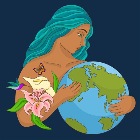 Mother Earth Vector Art Icons And Graphics For Free Download