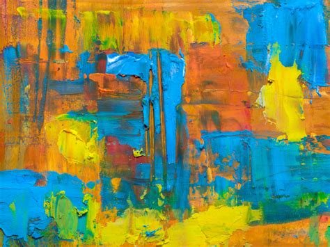 Abstraction Art Painting Colorful Wallpaper Hd Image Picture