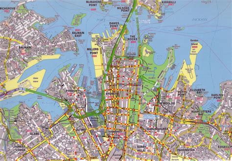 Sydney Ubd Real Estate Map 120k Laminated Buy Sydney Map
