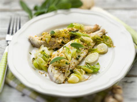 Recette filets de lieu jaune en fondue de poireaux