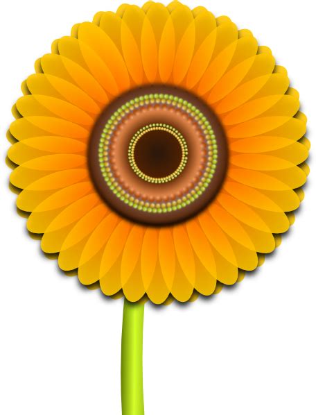 Happy Sunflower Clipart Free Clipart Images Clipartbold Clipartix