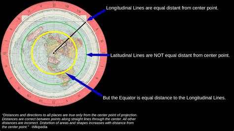 Azimuthal Equidistant Flat Earth Map United States Map