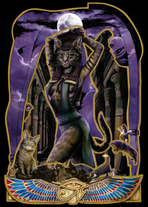 bast egyptian goddess of protection pleasure health and magic egyptian cat goddess egyptian