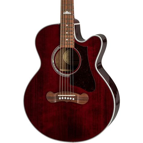 Epiphone Ej 200sce Coupe Acoustic Electric Guitar Wine Red Musicians