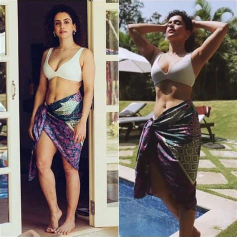 Sanya Malhotra Celebrates Her 30th Birthday By The Poolside Flaunts