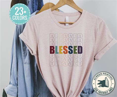 Blessed Shirt Blessed Tshirt Blessed Tshirts Womens Shirt Etsy